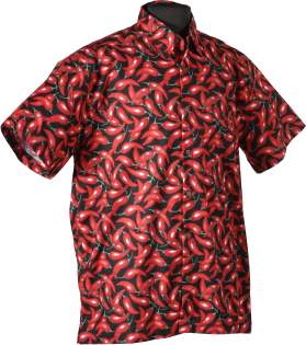 Chile Pepper Hawaiian Aloha Shirt